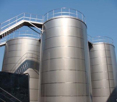 China 50-30000 armazenamento de aço inoxidável cosmético sanitário químico de aço inoxidável da água do tanque da embarcação de armazenamento do tanque de armazenamento do litro à venda