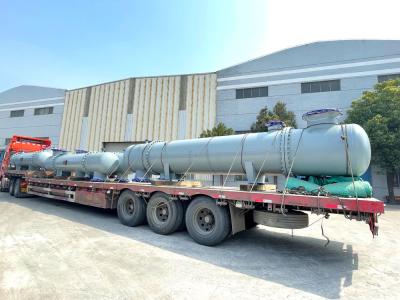 China Graphite Heat Exchange Equipment Chemical Industry Water To Air Counterflow Heat Exchanger for sale