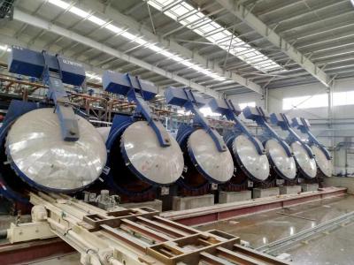 China Saturated Steam Chemical Concrete Autoclave Φ3m For Wood / Brick / Rubber / Food for sale