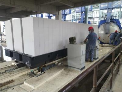 중국 화학 산업을 위한 공기에 쐬인 콘크리트 블록 AAC 오토클레이브 증기 장비 판매용