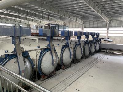 China Planta automática de alta pressão 1.6m do bloco da autoclave de AAC/AAC para o produto químico/madeira à venda