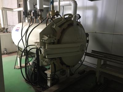 China Large - Scale Steam Vulcanizing Laminated Glass Autoclave / Auto Clave Machine Φ3.2m for sale