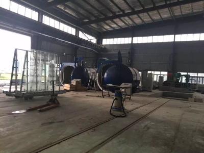China 2M Or Customized Inner Diameter Glass Laminating Autoclave Machine / Glass Autoclave For Bricks / Glass / Wood for sale