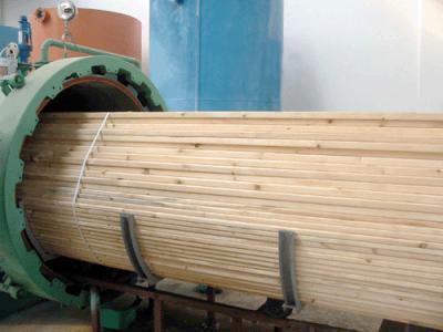 Chine Autoclave chimique en bois de vapeur saturée pour le traitement en bois avec le fluide de CCA à vendre