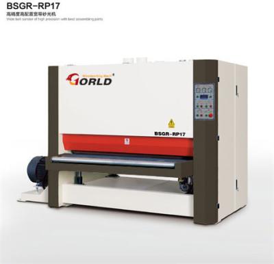 China BSGR-RP17 1700 mm Width Plywood MDF Particle Board Two Heads Wide Belt Sander for sale