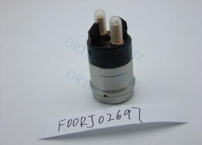 China F00RJ02697 BOSCH Diesel Solenoid Valve Cylindrical Shape High Accuracy Silver for sale