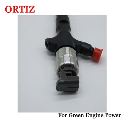 China Black Color 095000-0430 Denso Diesel Injector 23670-27020 for sale