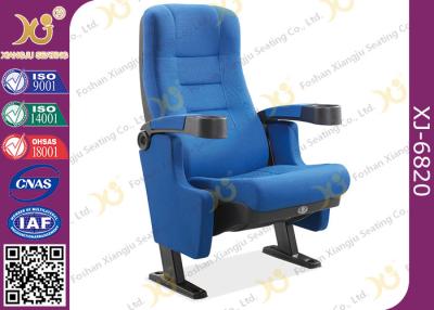 China Fireproof Gravity Retune Cinema Style Chairs Fold Up Cup Holder For Music Theatre for sale