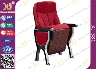 China Fabric/Leather Auditorium Furniture Church Hall Chairs With Damper Mechanism for sale