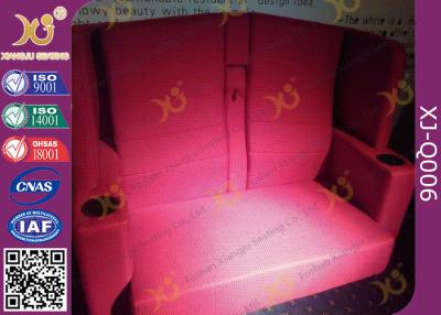 China Ergonomically assento luxuoso do cinema do sofá do cinema de 2 assentos para amantes à venda