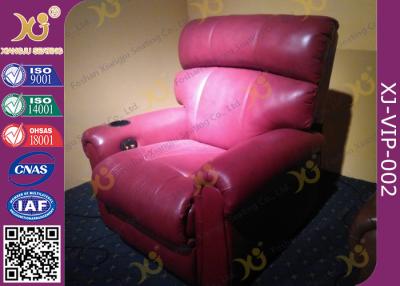 China Foam Infilling Recline Function VIP Cinema Seating ,Leather Cinema Sofa Recliner for sale