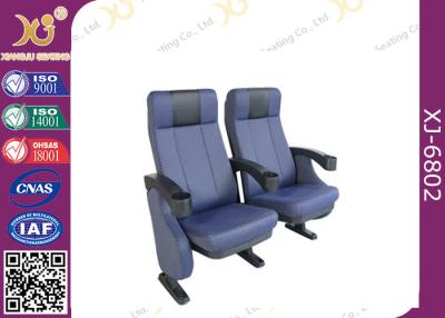 China Telescopic Chair XJ-6802 Push Back Mechanism Auditorium Theater Seating Chairs for sale