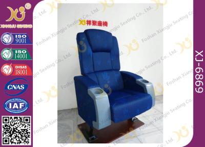 China cadeiras do teatro do cinema do filme de 4D 9D com distância center do cupholder 600mm para o salão do teatro à venda