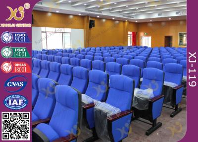China Strong Fixed Ground Auditorium Theater Seating / Chairs With Writing Board for sale