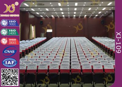 China Medium Back Auditorium Chairs With Writing Board / High Rebound Sponge Inner Material for sale