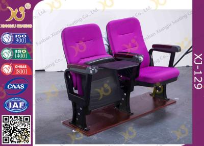 China Plastic Interlocking Church Chairs With Back Pocket 5 Years Warranty for sale