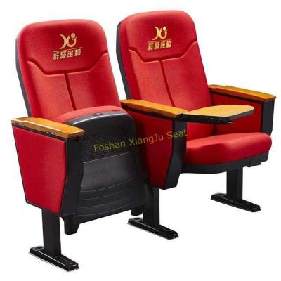 China High Back PU Foam Foldable Auditorium Stadium Chairs With Plywood Back for sale