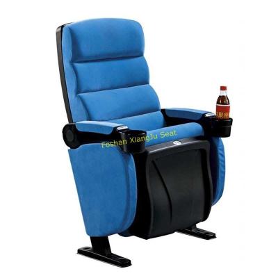 China High Density PU Foam Cinema Theater Chairs With Cup Holder 580 * 755 * 1065 mm for sale