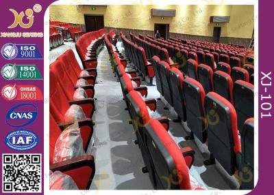 China Lumbar Support Wear Resistance Fabric Theatre Seating Chairs With 5 Years Warranty for sale