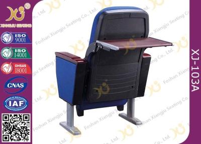 China 2 Seater Polyethylene Plastic Blow Mould Theater Room Seating Folded Tablet In Behind for sale