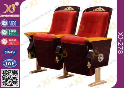 China Vintage Fixed Legs Church Hall Chairs With Handmade Religion Carving Pattern for sale