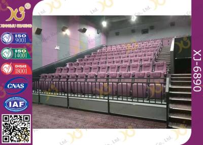 China Fabric Cover Folding Home Theater Seats With Rocking Back Amphitheater Chair for sale
