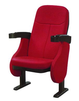 China Moveable Armrest Theater Seating Chairs Fire Proof Outer Upholstery for sale