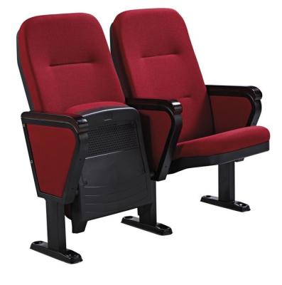 China Foldable Auditorium / Theater Room Chairs With Writing Pad Board Tablet for sale