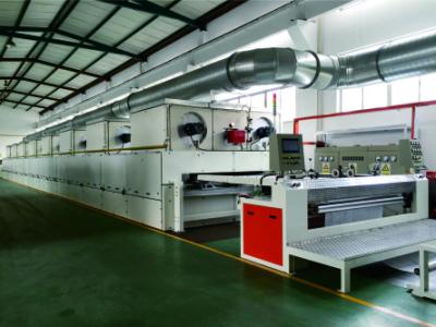 China Calor del acabamiento que fija la calefacción directa 3 - el 12m/minuto del gas de la máquina de Stenter en venta