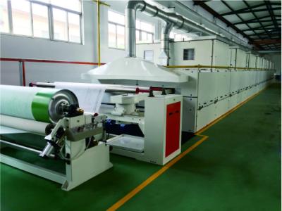 China Frequency Control Fabric Stenter Machine High - Temperature Open Width for sale