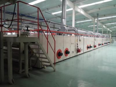 China Compound Drying Carpet Backing Machine Horizontal  Conveyor Belt for sale