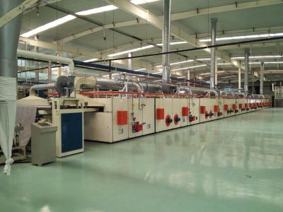 China PVC Carpet Backing Machine / Tile Production Line CNC Cutting For Sizes Desired for sale