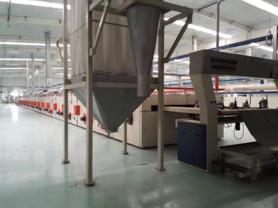 China La alfombra comercial del betún durable teja la eficacia trasera de Hign de la máquina de capa en venta