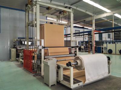 China PP Fibre Carpet Backing Machine , Bitumen Backed Carpet Tiles Auto Constant Temp for sale