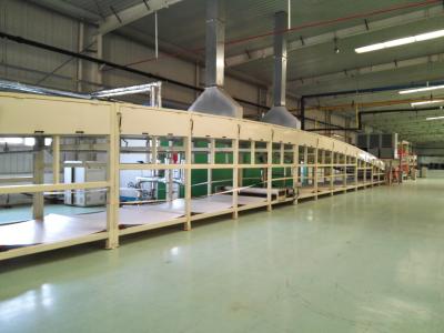 China Esteira da bobina do PVC - a máquina plástica do revestimento protetor de tapete melhora a eficiência da produção à venda