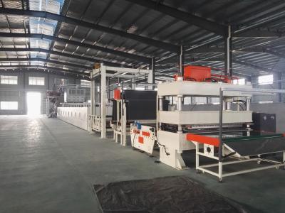 China Asphalt Carpet Tile Production Line , CNC Cutting Machine Frequency Control for sale