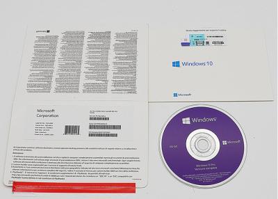 China DVD Version Microsoft Windows 10 Pro License Key Retail / OEM Multilingual Language for sale