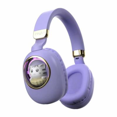 China Bluetooth Wireless Kids Earphones Noise Cancelling with LED Glowing for sale