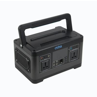 China Outdoor Solar Power Portable Generator 110V 220V 500w Camping Solar Power Station for sale