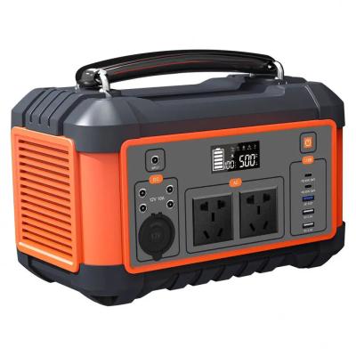 China OEM LiFePO4 Portable Solar Power Station 600W AC Output For Blackout Emergency Rescume for sale