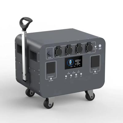 China 5000W Outdoor Rechargeable Power Station With Grade A+ LiFePO4 Lithium Ion Batteries for sale