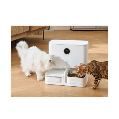 China 6L Automatic Pet Food Dispenser AC 220V Remote Control With 15mm Food Can for sale