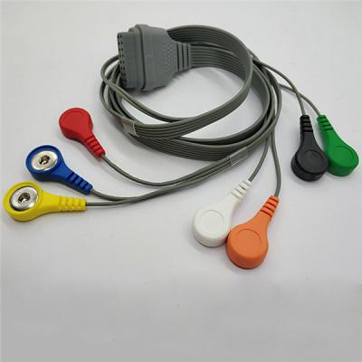 China Holter Recorder Ecg Wire , 7 Leads Holter Heart Rate Monitor For Medical Care for sale