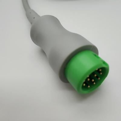 China Kompatible Kabel Mindray Ecg für Siemens, 5mm 12 Patienten-Kabel PIN ECG zu verkaufen