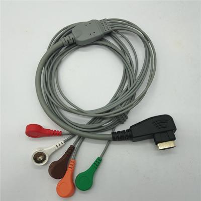 China Conector do cabo HDMI de Holter ECG da ligação do DMS 5 reusável para o equipamento do hospital à venda