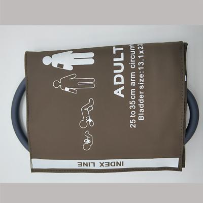 Chine Manchettes simples de la cuisse adulte NIBP avec la vessie couleur de café de longueur de 46 - de 66cm à vendre