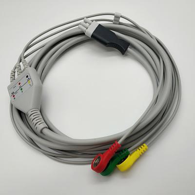 China Colin 3 cabos e Leadwires da ligação ECG para o elevado desempenho da máquina de ECG à venda