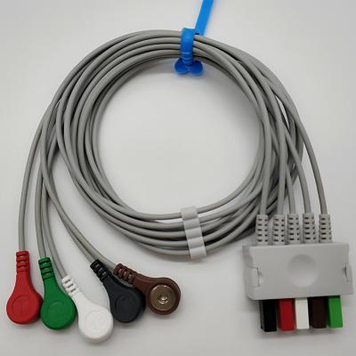 China cable de la ventaja de los 90cm Siemens Ecg para el desgaste del conector del monitor de ECG - resistente en venta