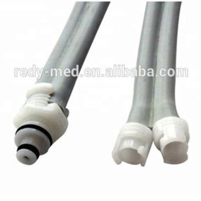 China Material de cobre ligero del conector del tubo del gemelo de la manguera de aire del conector de Ohmeda del DATEX en venta