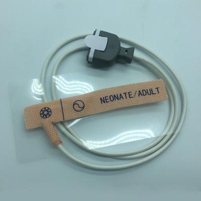 China Medical Accessory Masimo Neonatal Spo2 Adhesive Sensor 0.9metre Medical TPU Adult Spo2 Sensor for sale